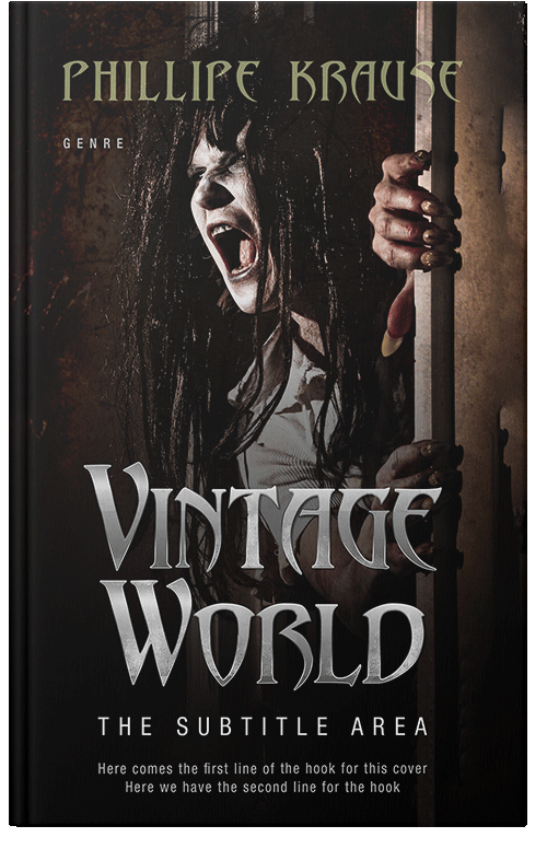 Front view of Premade Horror Book Cover - Night Rider