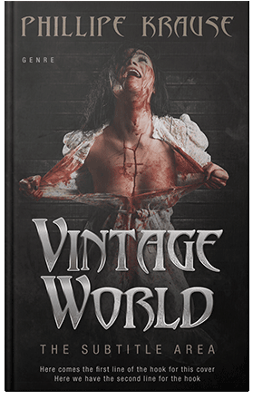 Pre Made Book Cover Cod Gray