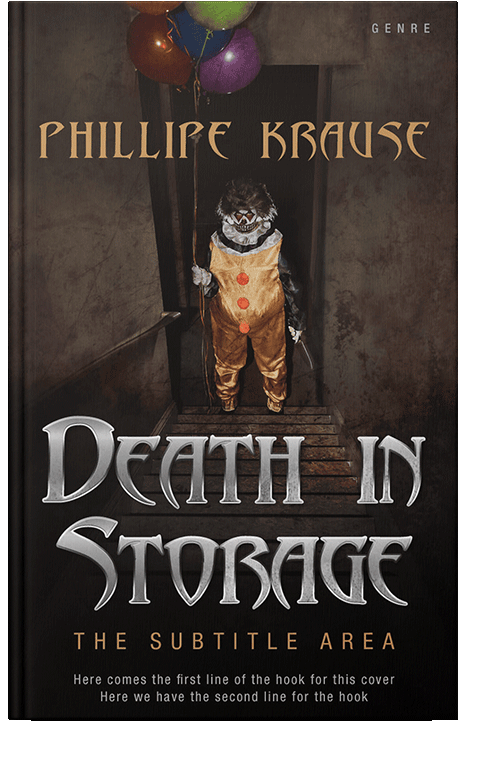 Front view of Oil #25158 - Premade Horror Book Cover