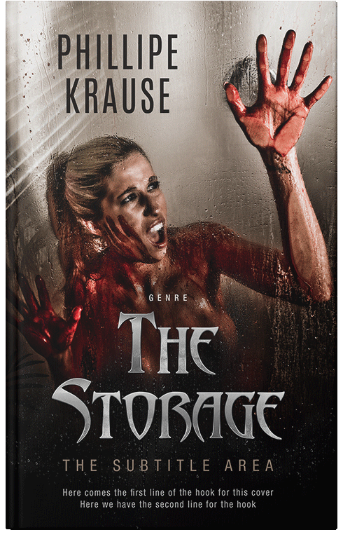 Front view of Premade Mystery & Thriller & Suspense Book Cover - Bison Hide