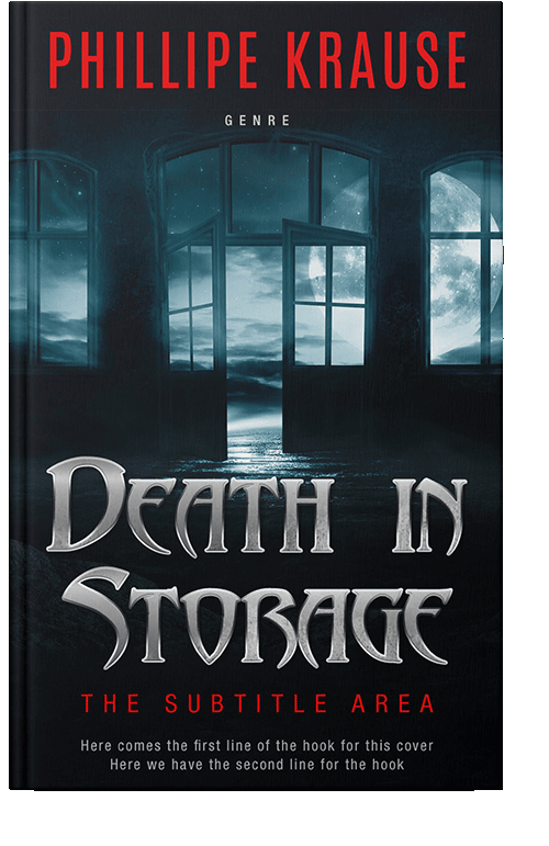 Front view of Thatch #25161 - Premade Horror Book Cover