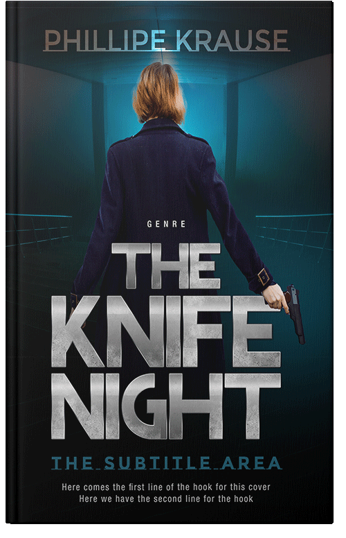 Front view of Nobel #25178 - Premade Action & Adventure Book Cover