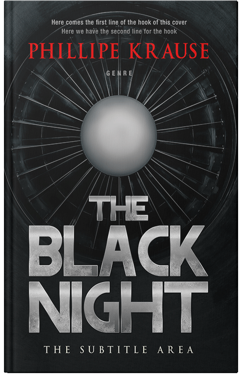 Front view of Nobel #25191 - Premade Abstract Book Cover