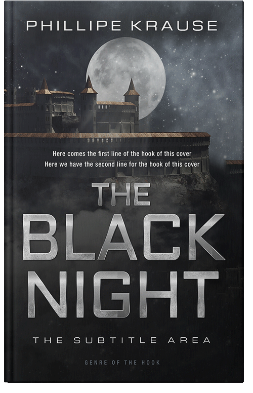 Front view of Shark #25194 - Premade Horror Book Cover