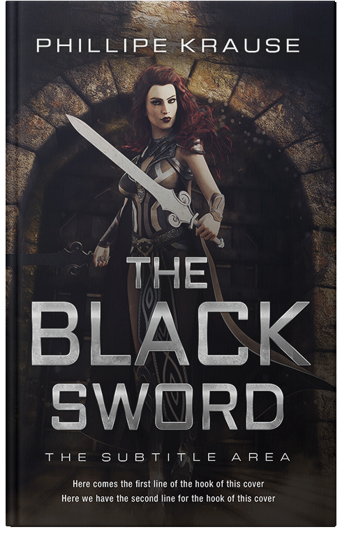 Front view of Premade Fantasy Book Cover - Thunder