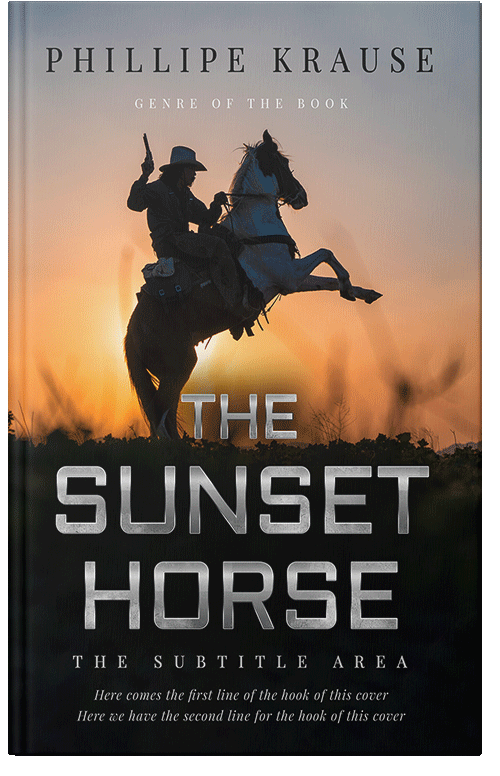 Front view of Premade Action & Adventure Book Cover - Indian Khaki