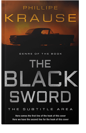 Pre Made Book Cover Graphite