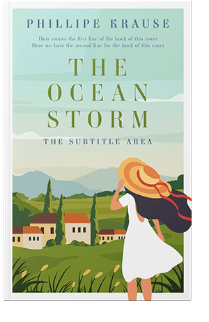 Pre Made Book Cover Surf Crest