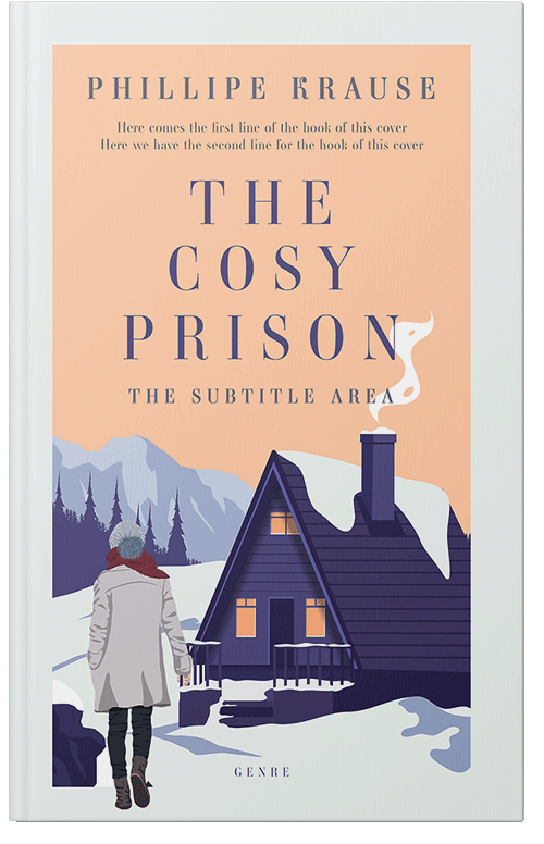 Front view of Mandys Pink #25242 - Premade Literary Fiction Book Cover