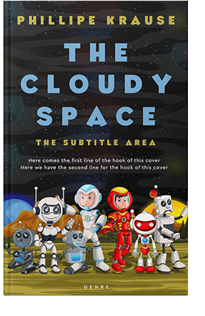 Pre Made Book Cover Cod Gray