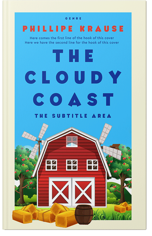 Front view of Dodger Blue #25258 - Premade Nature Book Cover