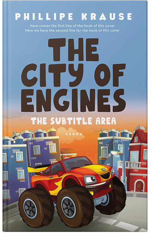 Front view of Wild Blue Yonder #25264 - Premade Children's Book Cover