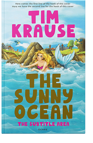 Pre Made Book Cover Bermuda