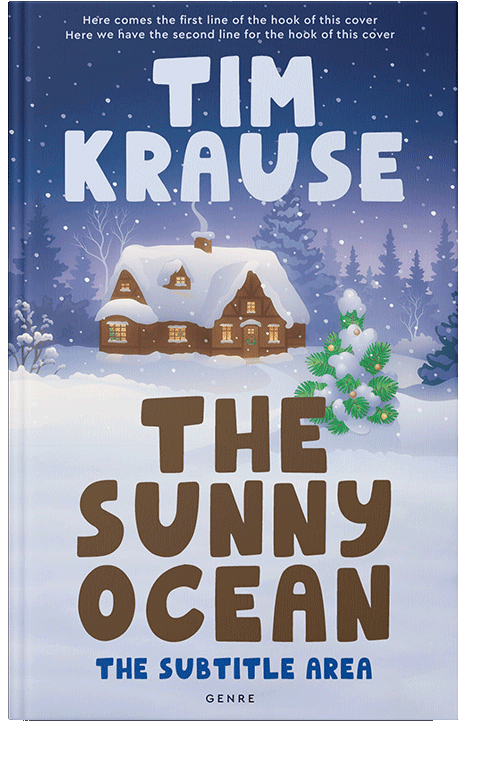 Front view of Periwinkle Gray #25272 - Premade Nature Book Cover