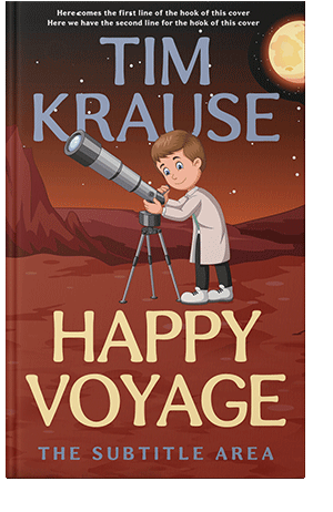 Pre Made Book Cover Burnt Umber