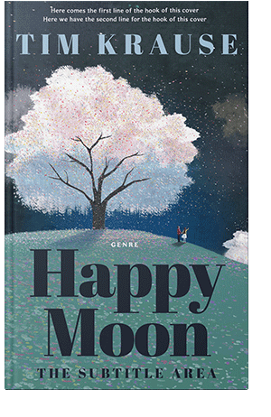 Pre Made Book Cover Pickled Bluewood