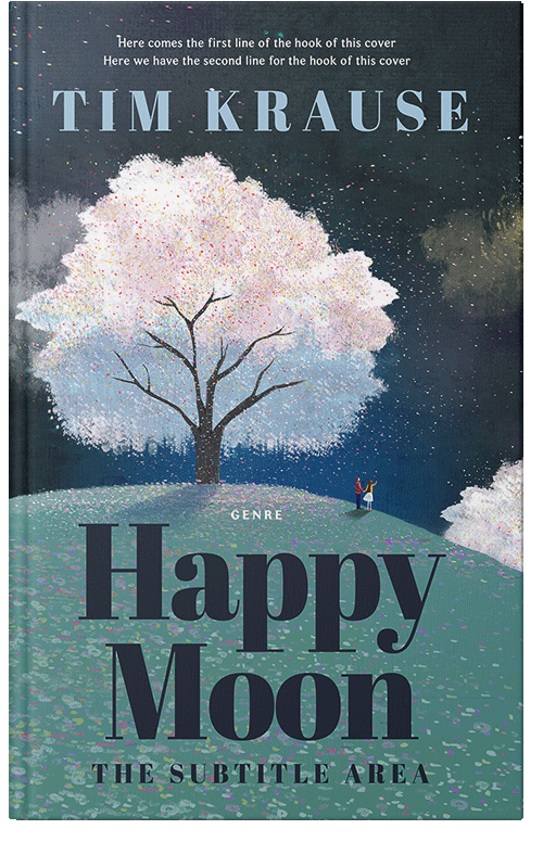 Front view of Pickled Bluewood #25283 - Premade Romance Book Cover