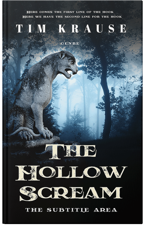 Front view of Premade Horror Book Cover - Botticelli