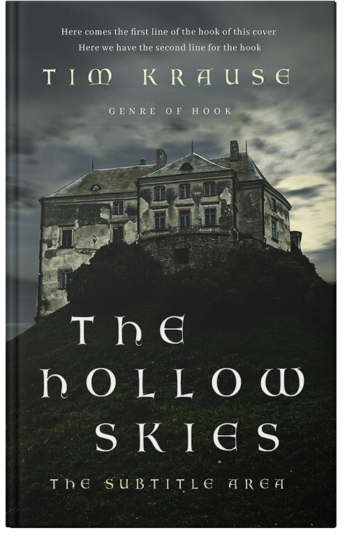 Front view of Premade Horror Book Cover - Heavy Metal