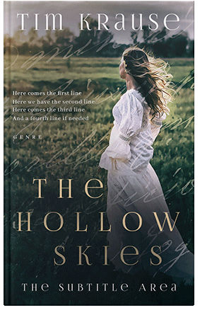 Pre Made Book Cover Outer Space