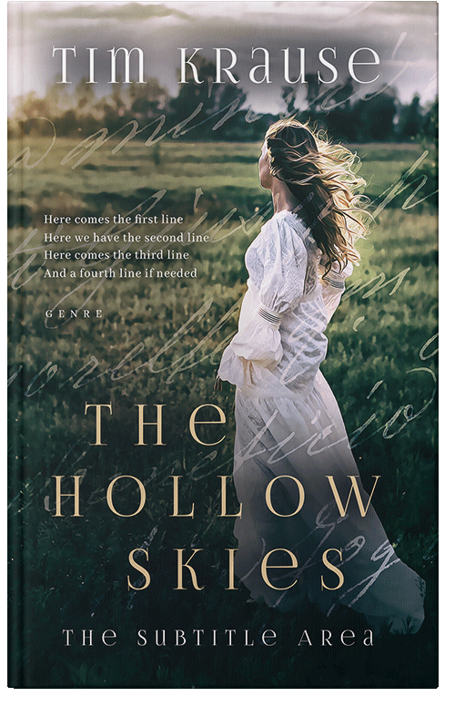 Front view of Premade Romance Book Cover - Outer Space