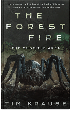 Pre Made Book Cover Log Cabin