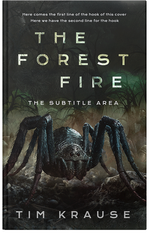 Front view of Log Cabin #25338 - Premade Fantasy Book Cover