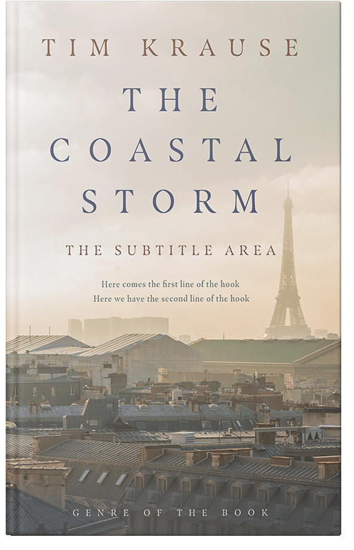 Front view of Pearl Bush #25359 - Premade Literary Fiction Book Cover