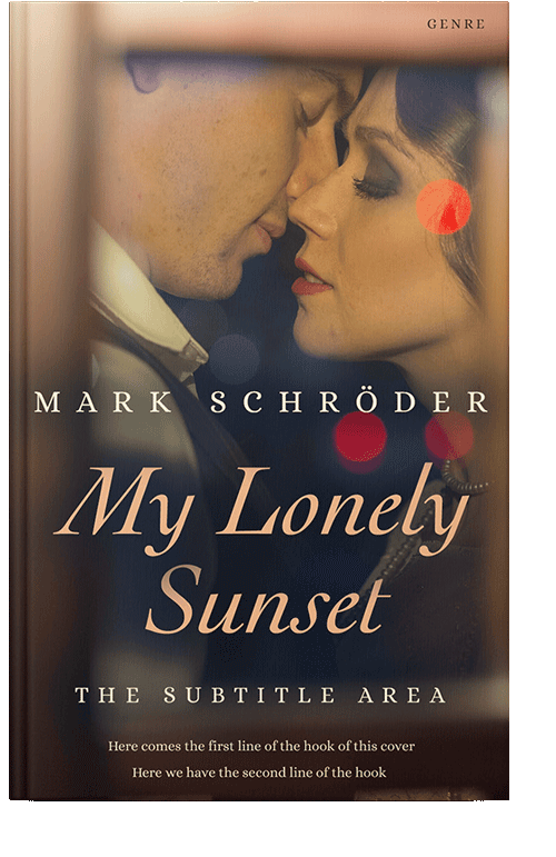 Front view of Thunder #25393 - Premade Historical Book Cover