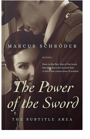 Pre Made Book Cover Cocoa Brown