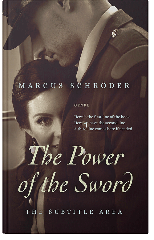 Front view of Cocoa Brown #25398 - Premade Romance Book Cover