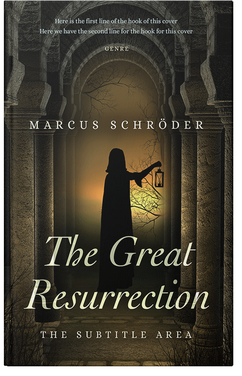 Front view of Oil #25409 - Premade Historical Book Cover