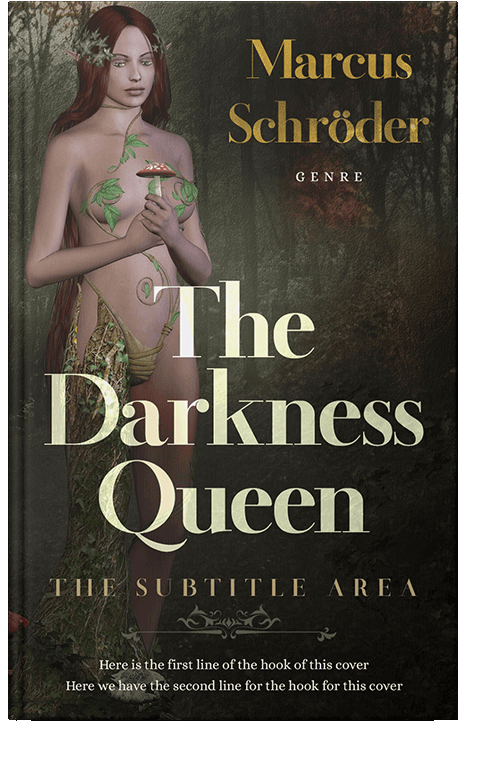 Front view of Zeus #25417 - Premade Fantasy Book Cover