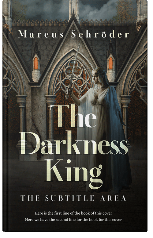 Front view of Rangoon Green #25418 - Premade Fantasy Book Cover