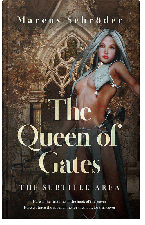 Front view of Oil #25419 - Premade Fantasy Book Cover