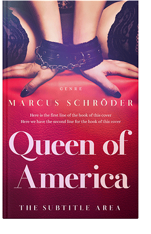 Pre Made Book Cover Maroon Flush