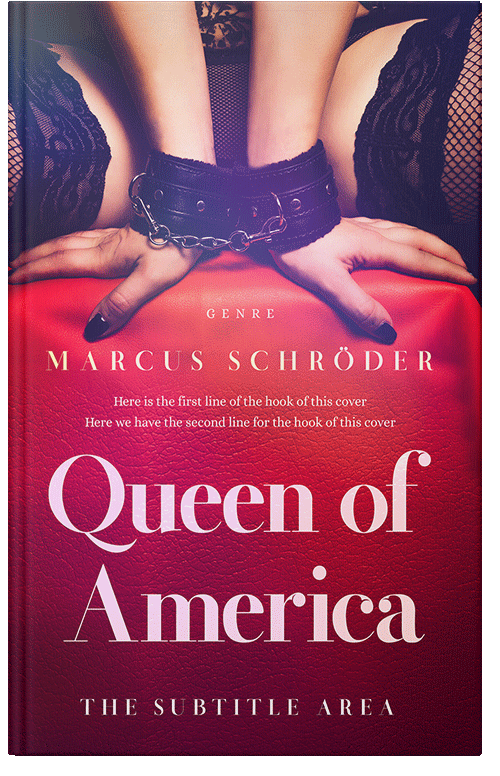 Front view of Premade Erotica Book Cover - Maroon Flush