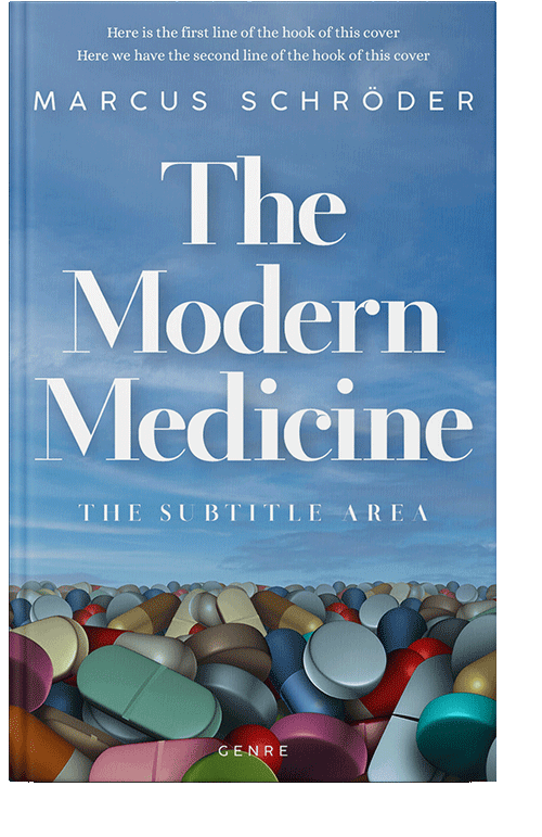 Front view of Hippie Blue #25430 - Premade Health & Mind & Body Book Cover