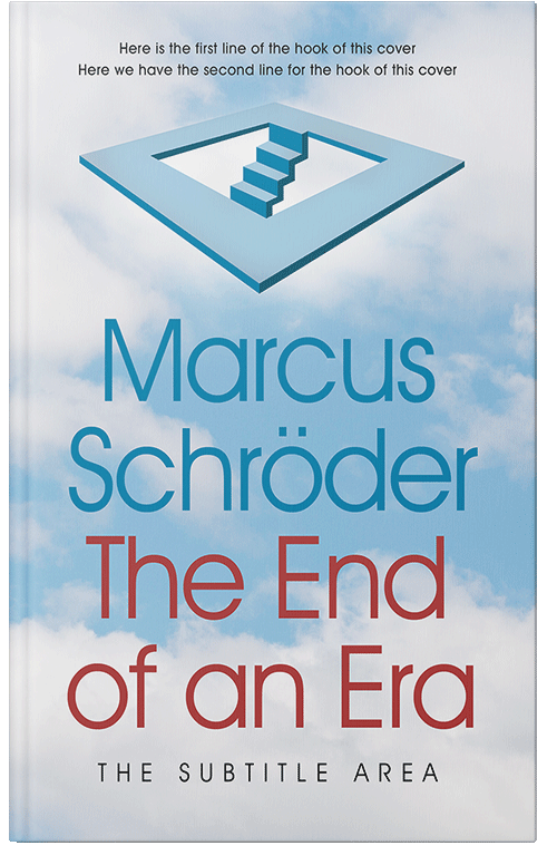 Front view of Premade Abstract Book Cover - Botticelli