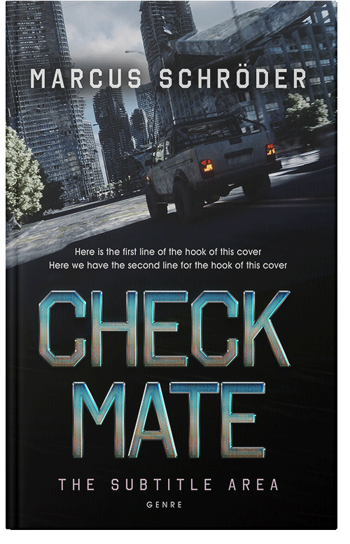 Front view of Premade Apocalyptica Book Cover - Woodsmoke