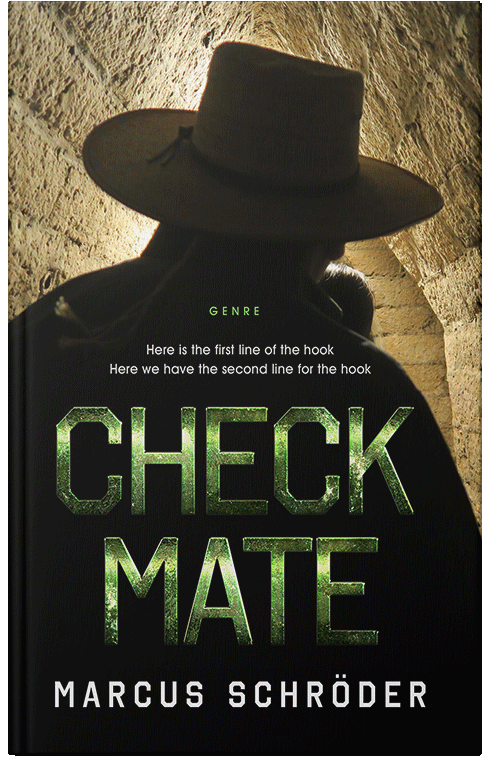 Front view of Gimblet #25446 - Premade Mystery & Thriller & Suspense Book Cover