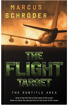 Pre Made Book Cover Graphite