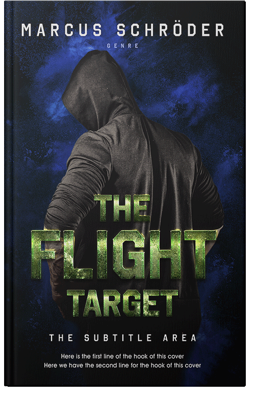 Front view of Woodsmoke #25455 - Premade Action & Adventure Book Cover