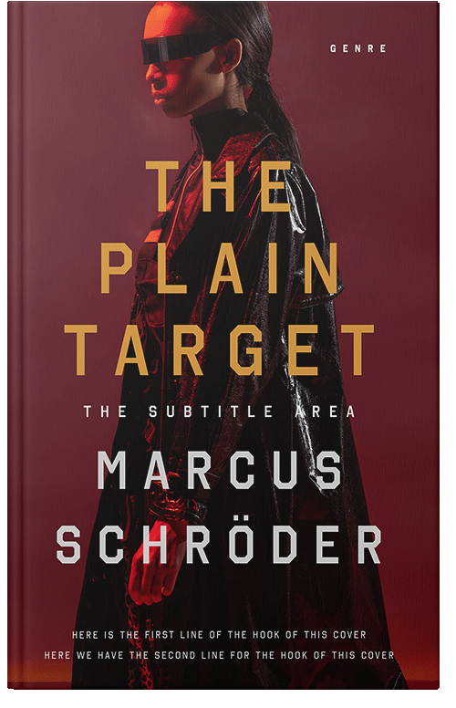 Front view of Persian Plum #25458 - Premade Science Fiction Book Cover