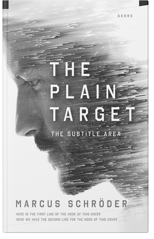 Front view of Dove Gray #25459 - Premade Mystery & Thriller & Suspense Book Cover