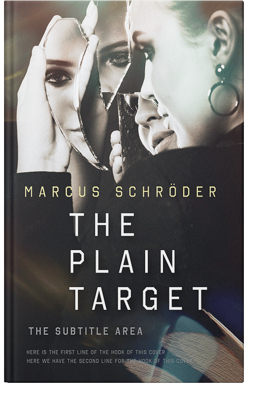 Front view of Premade Literary Fiction Book Cover - Timberwolf