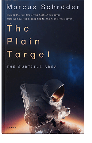 Pre Made Book Cover Ebony