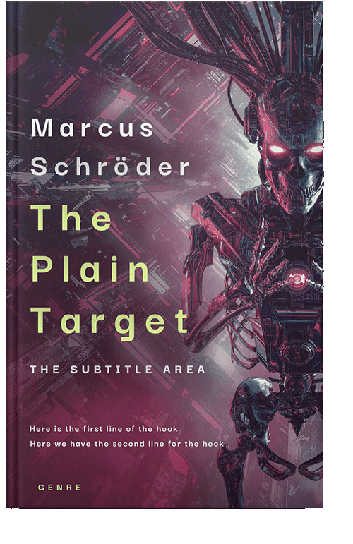 Front view of Livid Brown #25476 - Premade Apocalyptica Book Cover