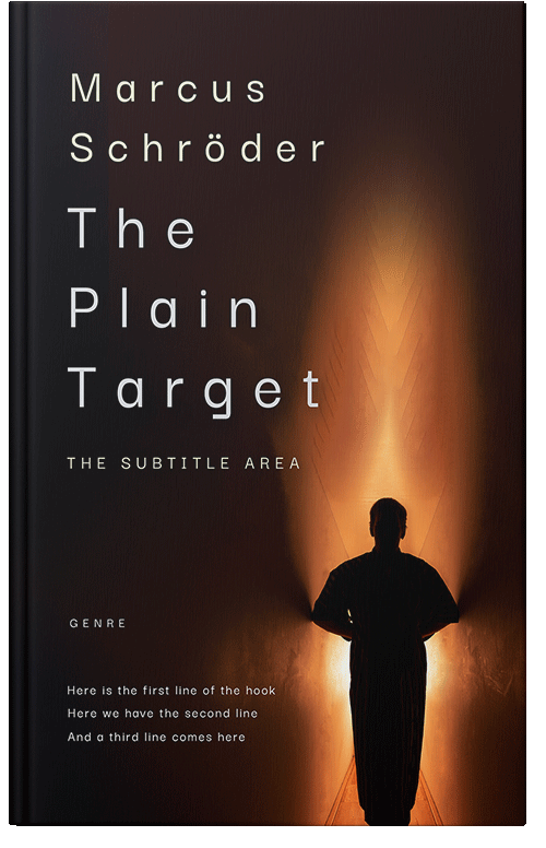 Front view of Raw Sienna #25478 - Premade Mystery & Thriller & Suspense Book Cover