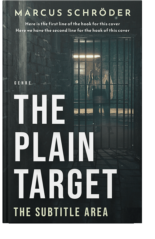 Front view of Outer Space #25479 - Premade Action & Adventure Book Cover